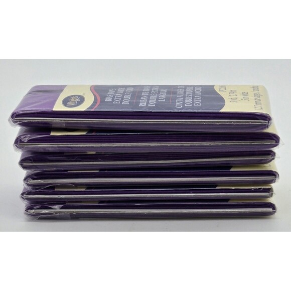 Lot 6 New Wrights Double Fold Bias Tape Quilt Binding 3yd PC206 Purple Extra Wid - Picture 5 of 8